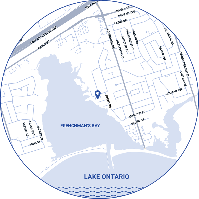 Frenchman's Bay map